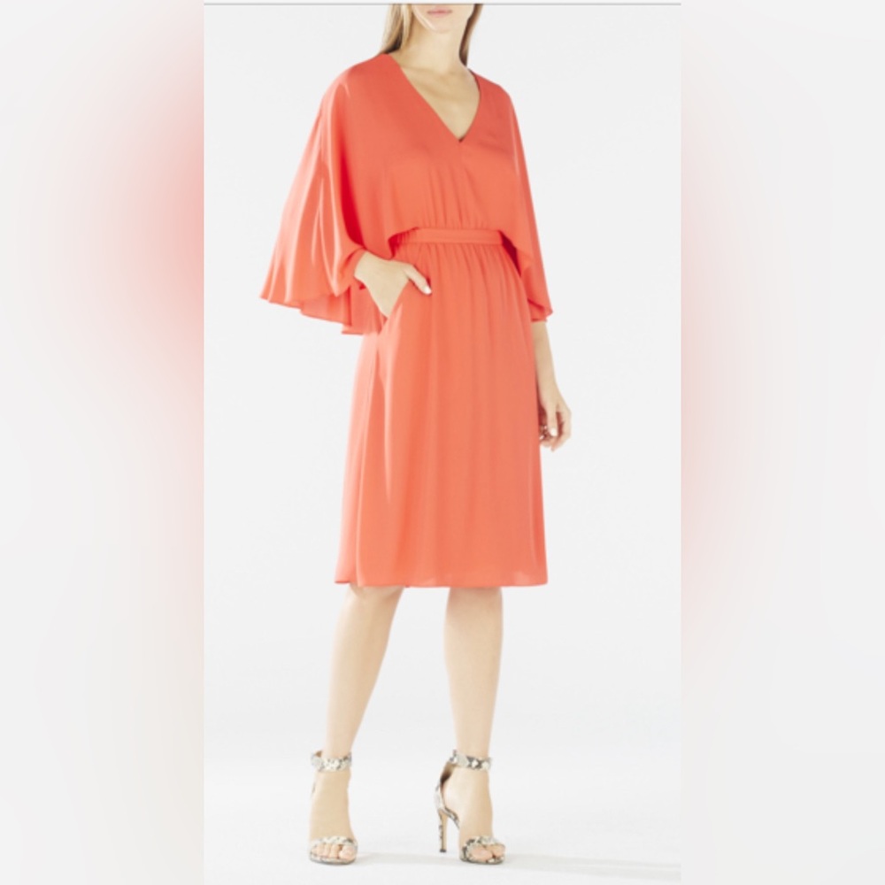 Brittni BCBG cape kimono dress